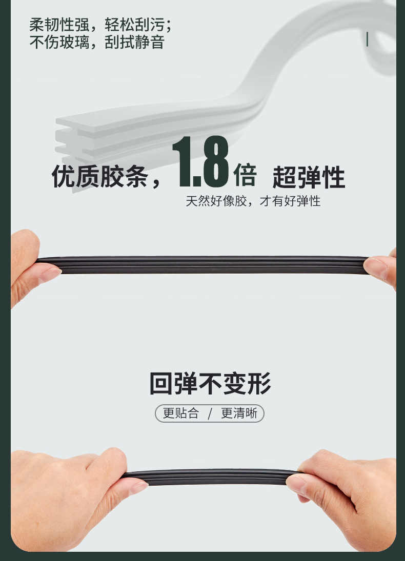 Suitable for Skoda Octavia Wipers, Suitable for Wiper Blades of Models 12-13-14-15-16-17-18, Suitable for Octavia Rain Wipers