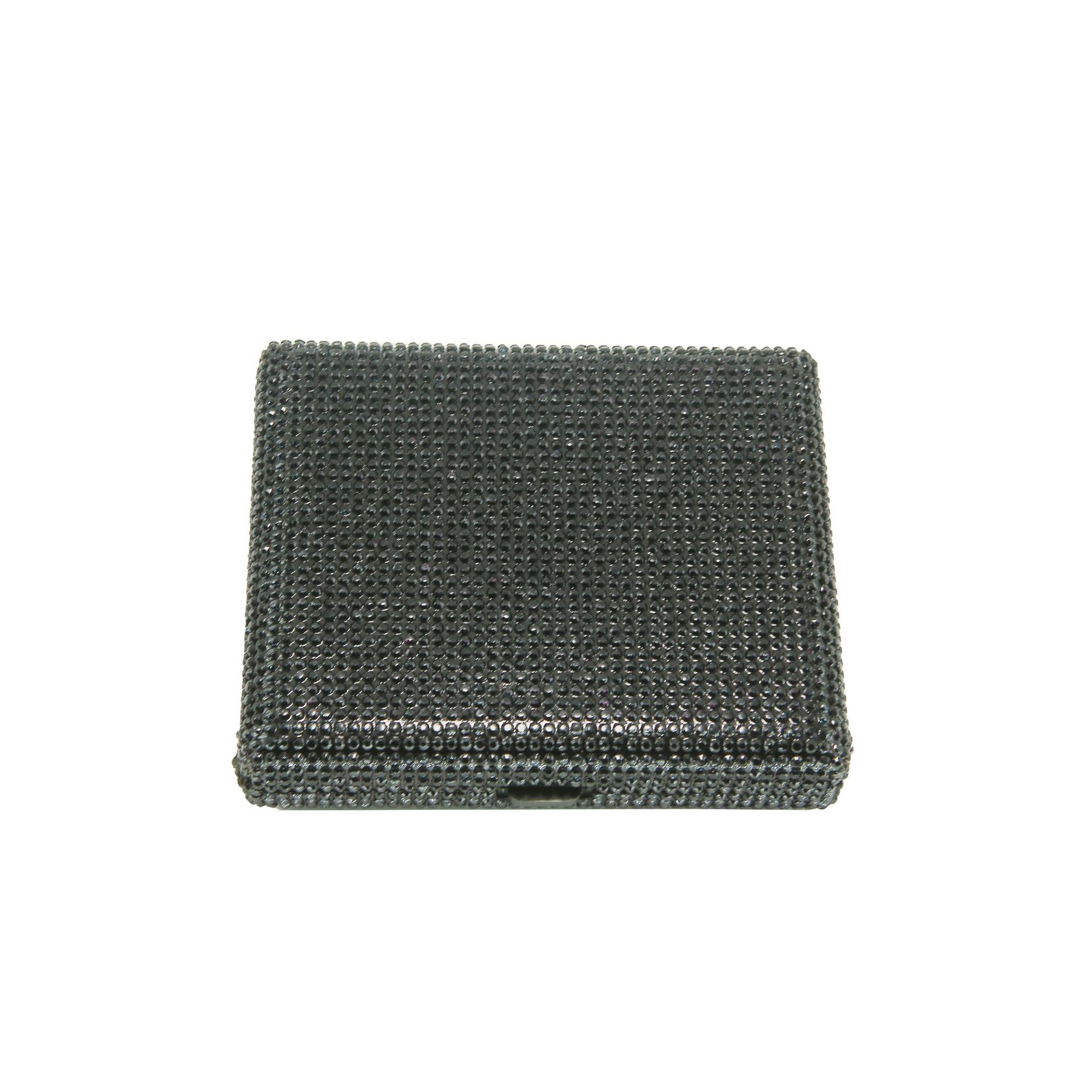 Estuche para cigarrillos ultrafino con incrustaciones de diamantes para mujer, adecuado para cigarrillos normales, medianos y delgados, creativo, resistente a la presión, a prueba de humedad, disponible en varios colores, estuche para cigarrillos de lujo ligero.