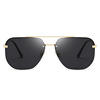 The new polarized sunglasses men's frameless polarizer simple sunglasses Men's HD polarizer wholesale 5079