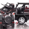 Alloy car, SUV, realistic car model with light music