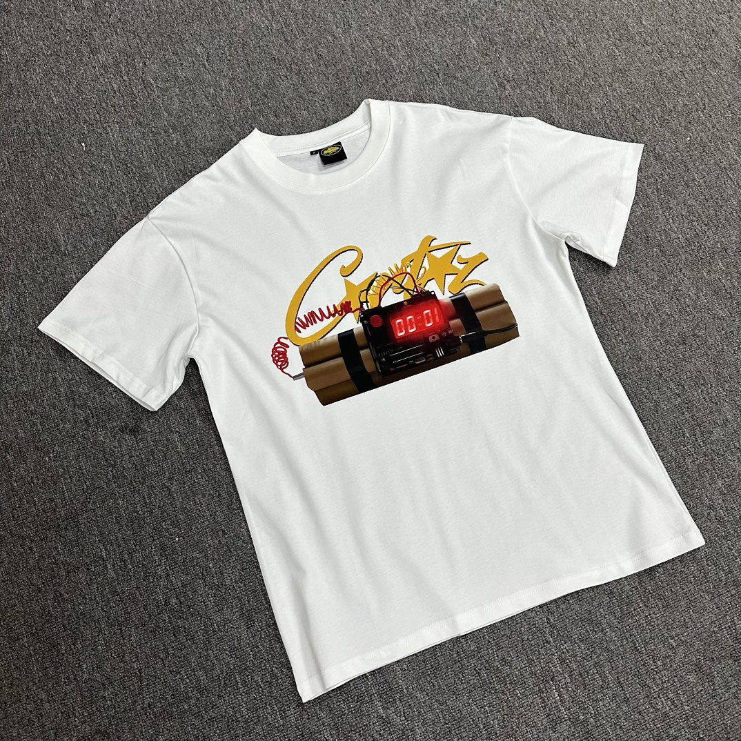 Corteiz Time Bomb T-shirt White