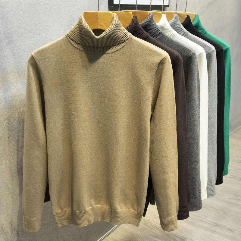 2026 Autumn and Winter Turtleneck Sweater Knitwear for Men and Women New Long-Sleeve T-Shirt Solid Color Slim Fit Base Shirt for Warmth 2026 Autumn and Winter Turtleneck Sweater Knitwear for Men and Women New Long-Sleeve T-Shirt Solid Color Slim Fit Base Shirt for Warmth
