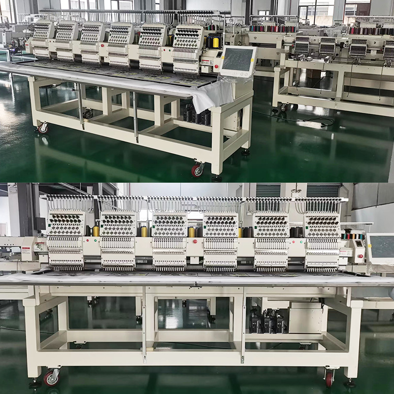 Máquina de bordado multifuncional de 15 pines, bordado de ropa, bordado de sombrero plano, máquina de bordado multifuncional, máquina de bordado de alta velocidad de computadora