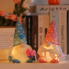 Amazon Mother's Day Heartfelt Cute Glowing Faceless Elderly Doll Window Ornament