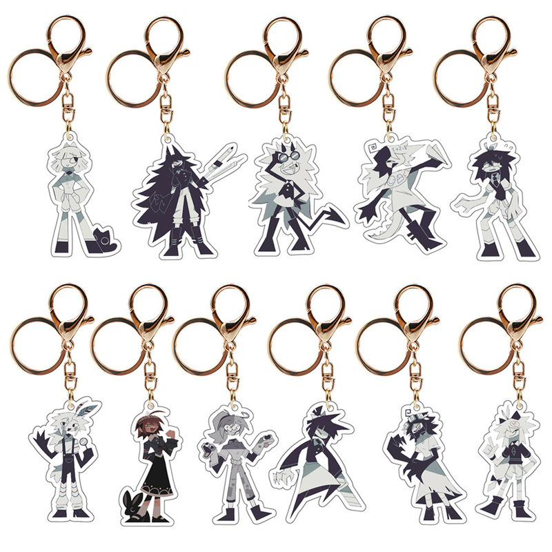Cross-Border New Model Fundamental Paper Education Acrylic Keychain Paper-Based Basic Education