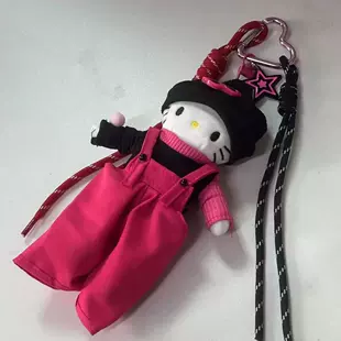 Плюшевый брелок Hello Kitty, тканая фирменная подвеска, «допамин» длинные ножки, 0,07 кг