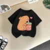 Black love milk tea bara short sleeves