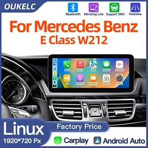 Linux Mercedes-Benz E-Class W212 üçün Carplay naviqasiya pleyeri