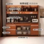 北欧一体实木客厅储物柜