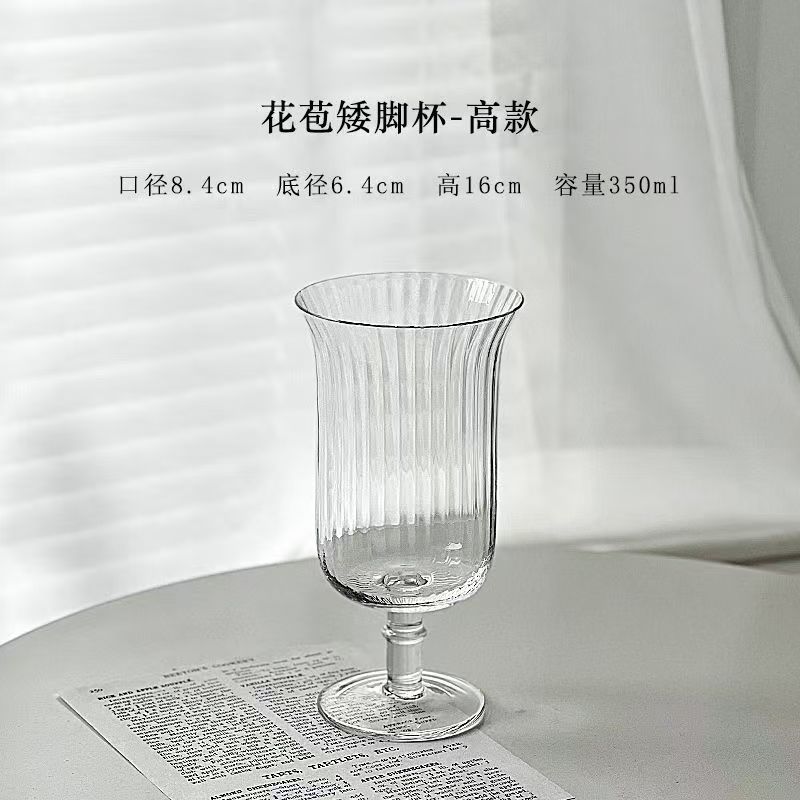 Copa de cóctel Margaret japonesa Copa de torre de cristal de patas altas Copa de cóctel de bar Copa de vino de frutas Martini