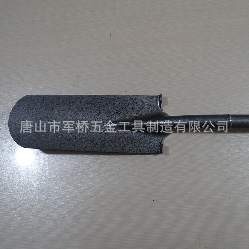 农用工具铁柄铁锹尖锹锰钢淬火铁锨消防锹