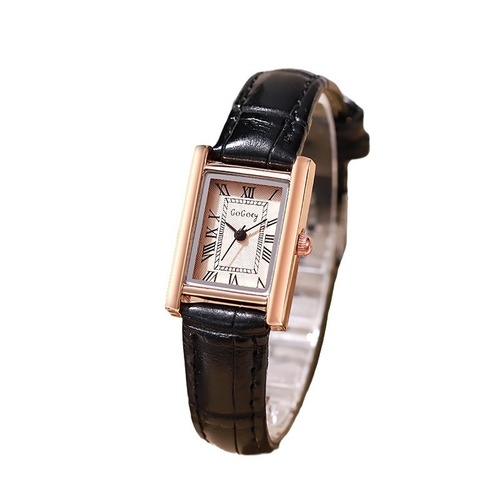 New Fashion Retro Style Women's Watch Small Rectangle Personality Student Strap Versatile Korean Version Best Selling Quartz Watch