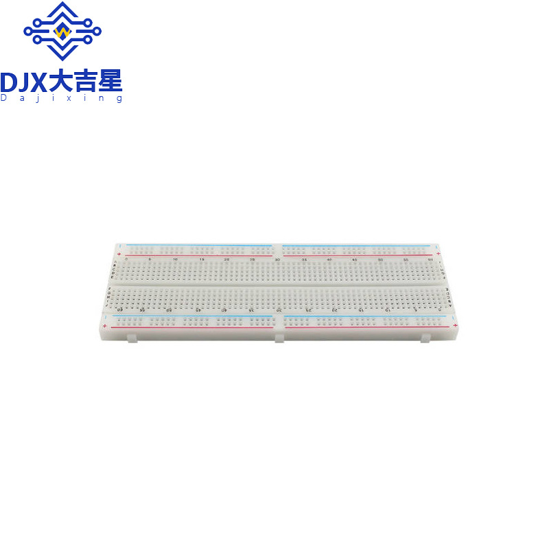 MB-102 빨간색과 파란색 선이 있습니다. 브레드 보드 실험 연결 플레이트/830 구멍