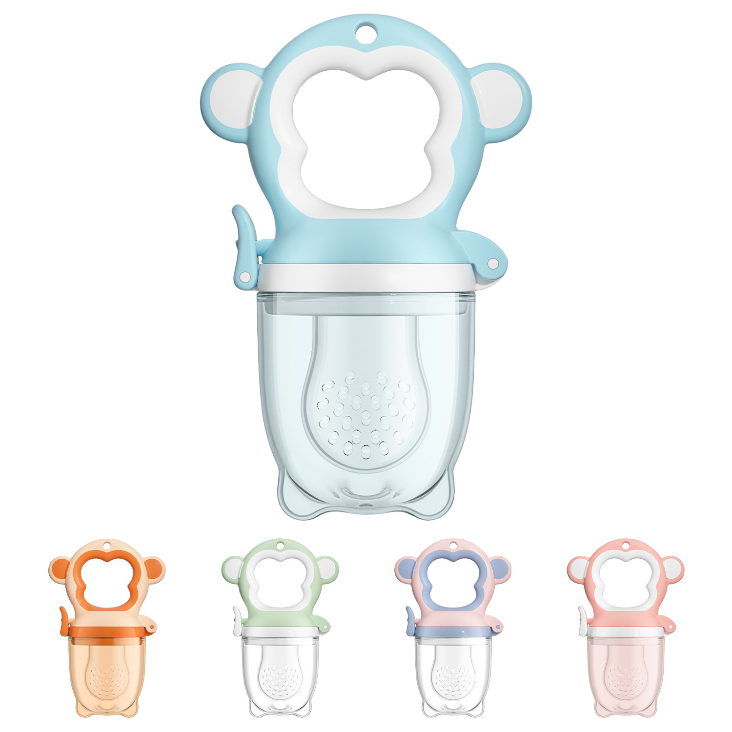 Venta caliente transfronteriza al por mayor suplemento alimenticio para bebés chupete de silicona de grado alimenticio de frutas y verduras