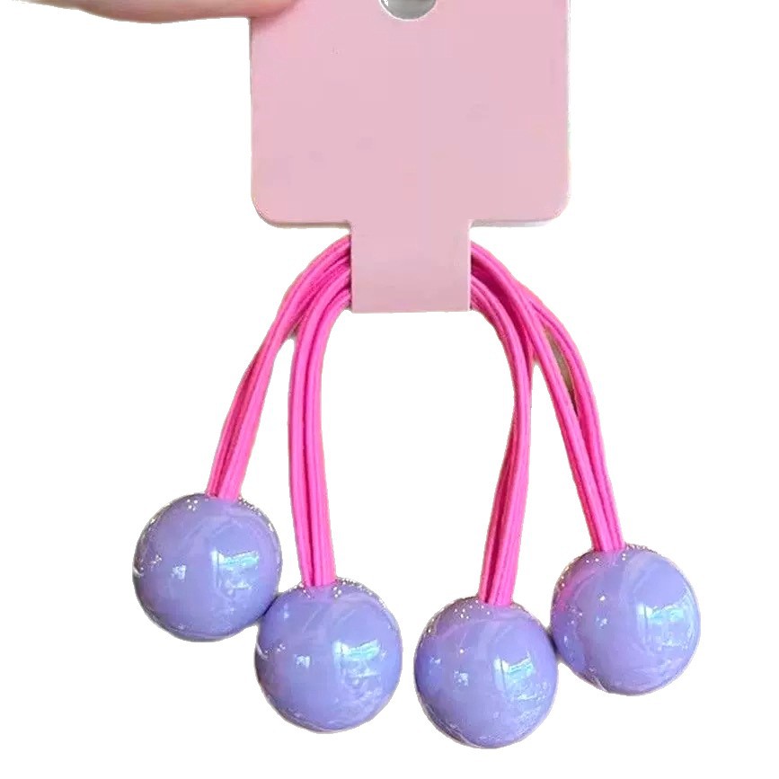 Coreana de color caramelo de alta calidad correa larga anillo de cabello bola princesa no lesiones de cabello color nuevo