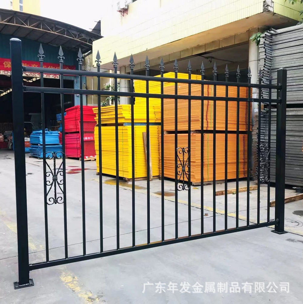 锌钢护栏厂区围墙别墅防护铁艺隔离栏杆庭院社区栅栏锌钢围墙护栏