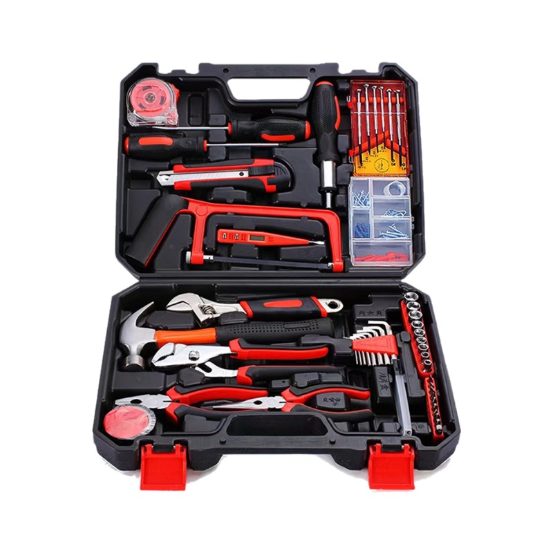 Fabricante en stock hogar herramientas multifuncionales traje de mantenimiento combinación de almacenamiento traje electricista manual conjunto completo Caja de Herramientas