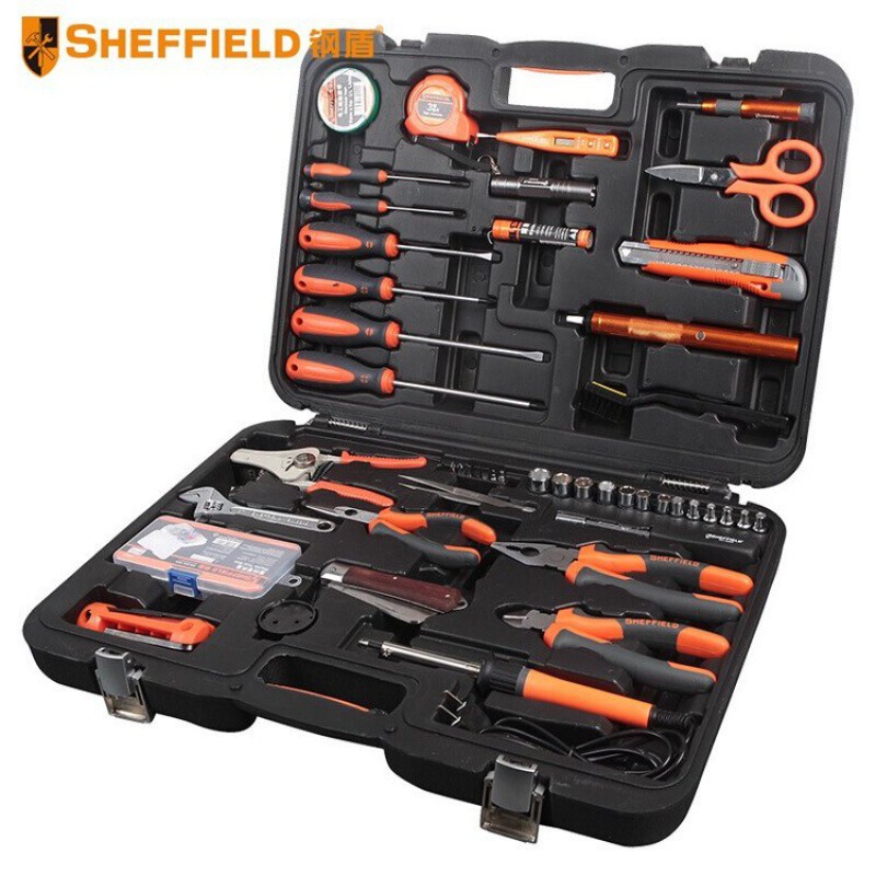 钢盾 SHEFFIELD S010057 电子电工 57件电讯维修组套