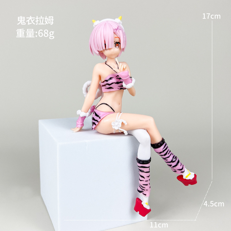 初音未来手办动漫水冰月美少女蕾姆花嫁穹妹二次元公仔模型摆件批|undefined