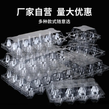 塑料透明防震鸡蛋托中号多种规格一次性土鸡蛋包装盒厂家直销