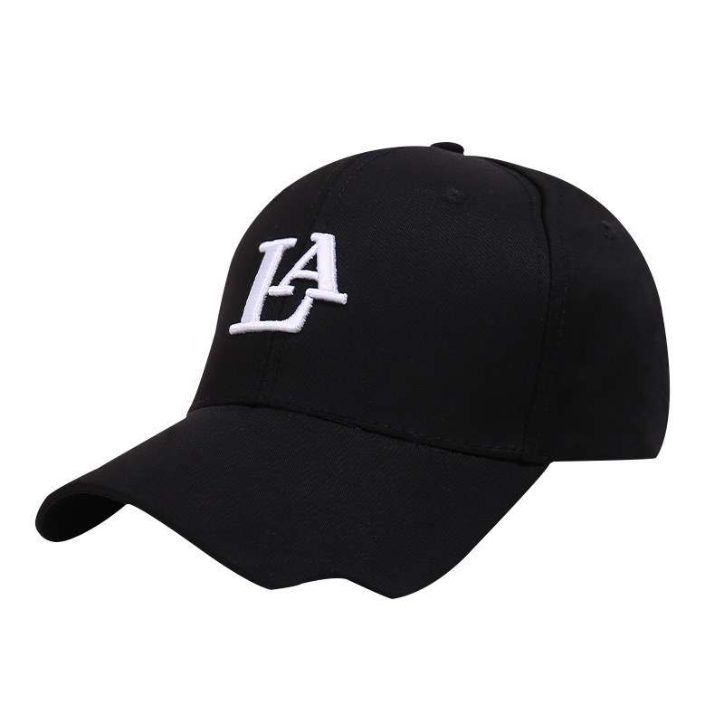 Neues Hardtop für Damen, gewellte Krempe, gestickte Buchstaben, koreanische Version, Baseballmütze für Frühling/Sommer, Sportpaar für Herren_voghion.com