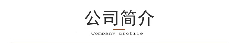 公司简介
