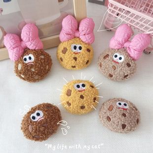 Cute Cookies Doll Brooch Accessories Bow Cookies DIY Hair Accessories Bag Shoes Accessories Accessories