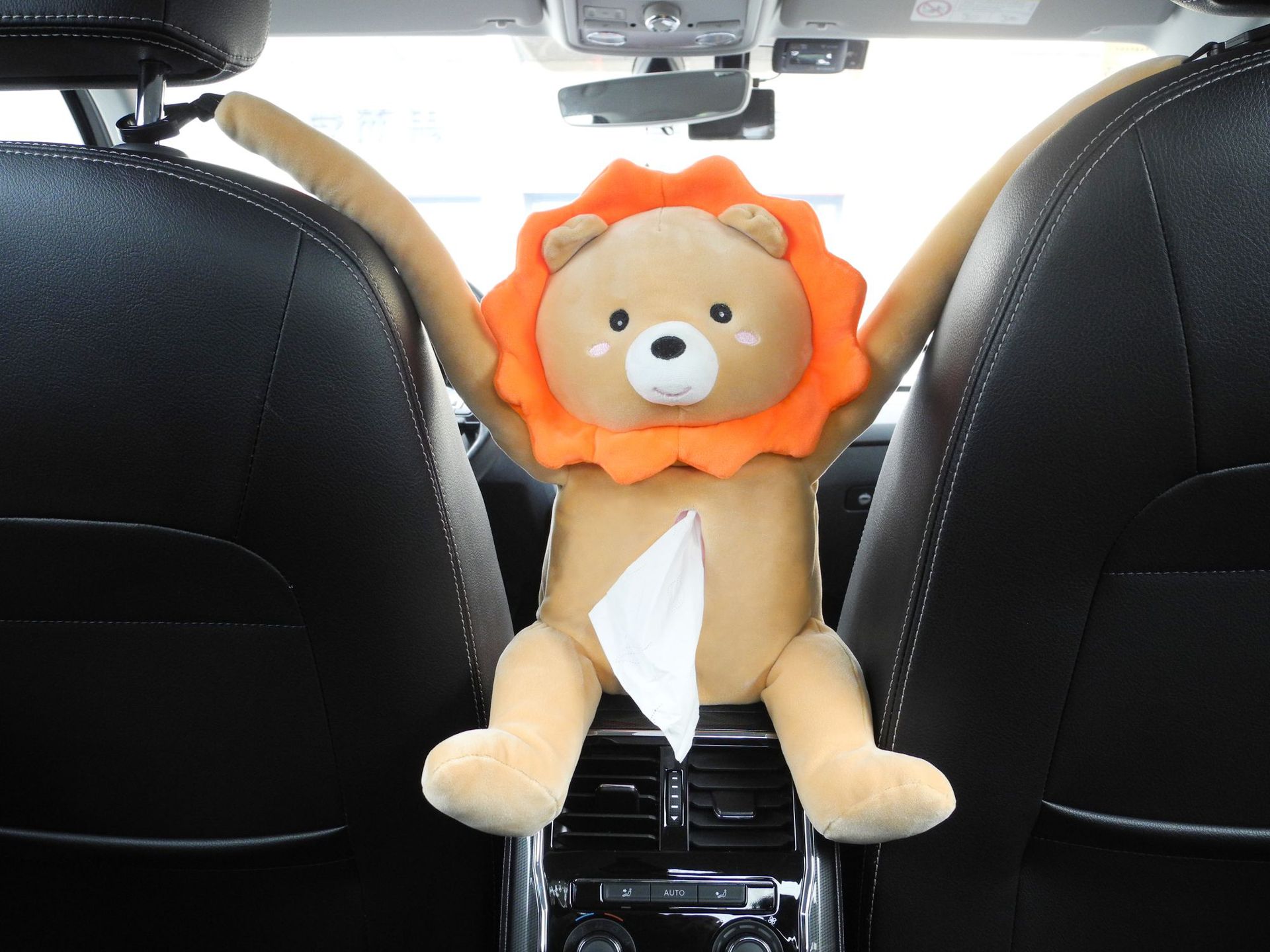 2022 Tigre año creativo coche caja de pañuelos coche colgante coche Super lindo papel bombeo decoración suministros