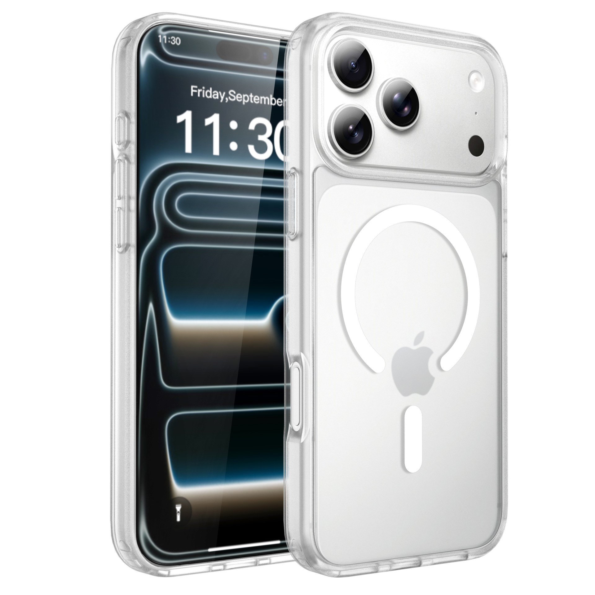 Funda Magnética para Celular para Apple 16 Plus y iPhone 17 Pro Max, TPU, Anti-caídas, Cobertura Completa