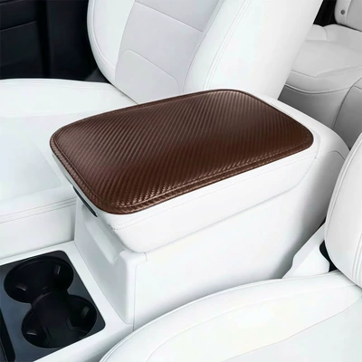 Armrest box pad – Armrest Box Heightening Pad, Car - brown-flat-style