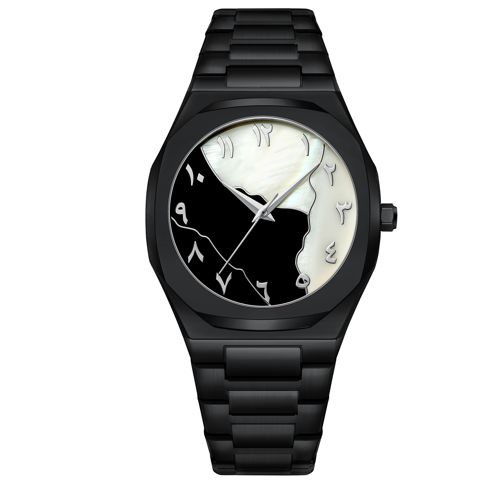 140g Weight Tempered Glass Mirror Material Stainless Steel Strap Material Watch Classification Pointer Display Type Double Side Snaps Buckle Style Diamond Dial Shape Daily, Street Occasion Quartz Movement Solid Color Pattern All Seasons Season Men's Gender Business, Classic Style Style Business Classic Style Solid Color Double Side Snaps Quartz Watch 13