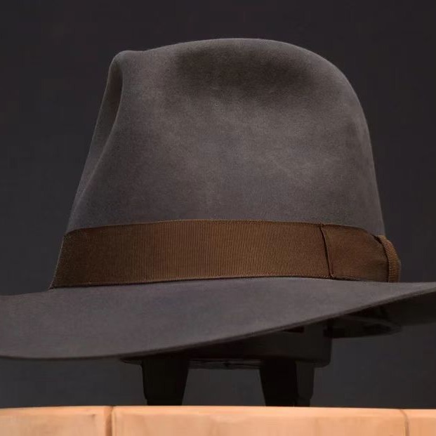 Cappello a cilindro in pura lana, alla moda, in feltro, con fiocco, in tinta unita, con decorazione a nastro, morbido_voghion.com