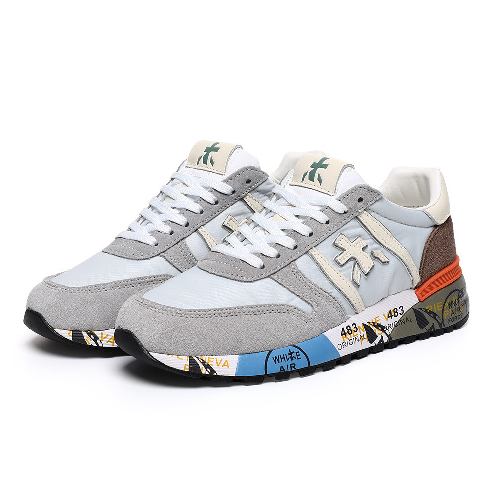 Comercio exterior transfronterizo nuevos zapatos masculinos premium, suela gruesa transpirable, zapatos deportivos casuales de cuero anti-pelú.