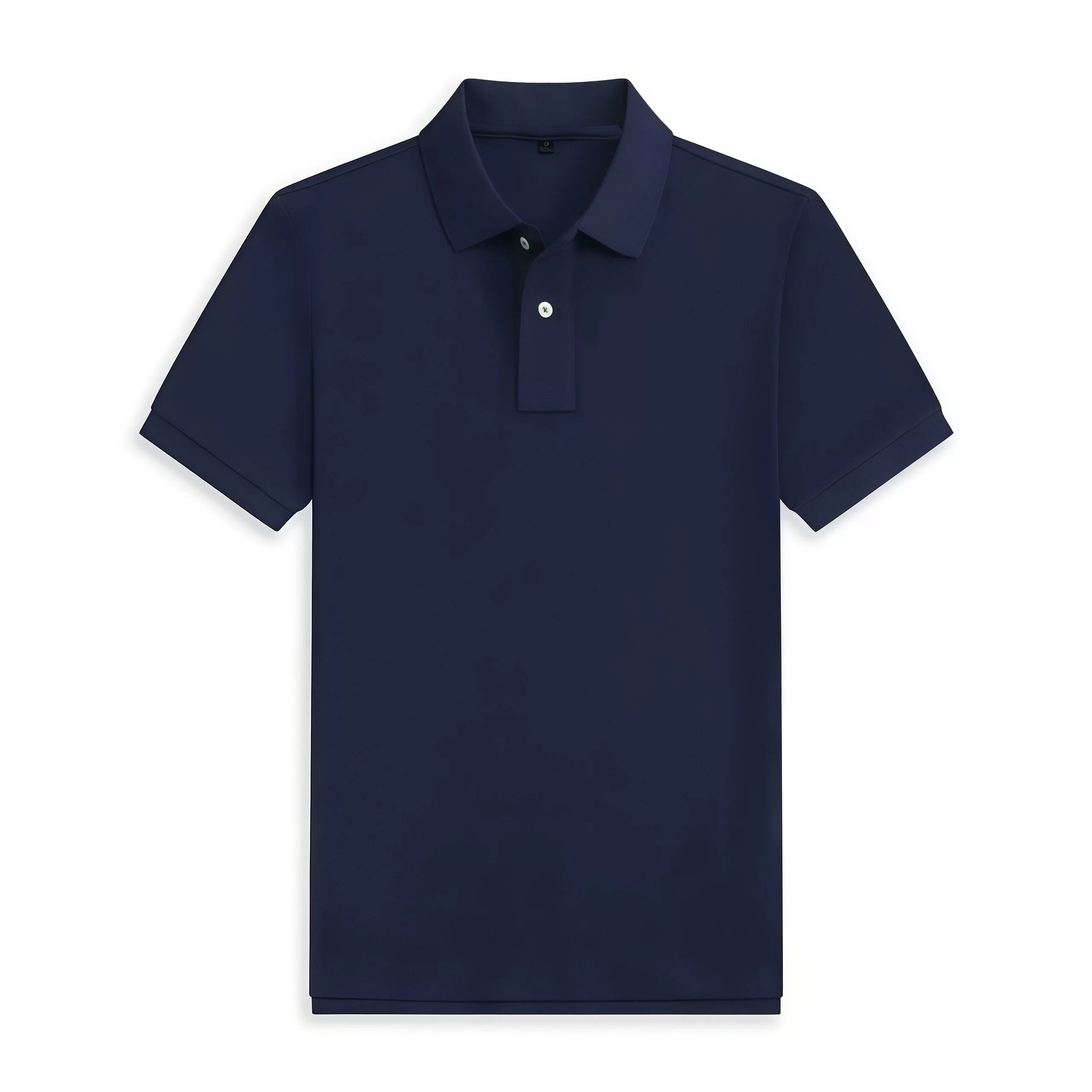 Camisa Polo de Manga Corta para Hombre de Poliéster, Transpirable para Verano