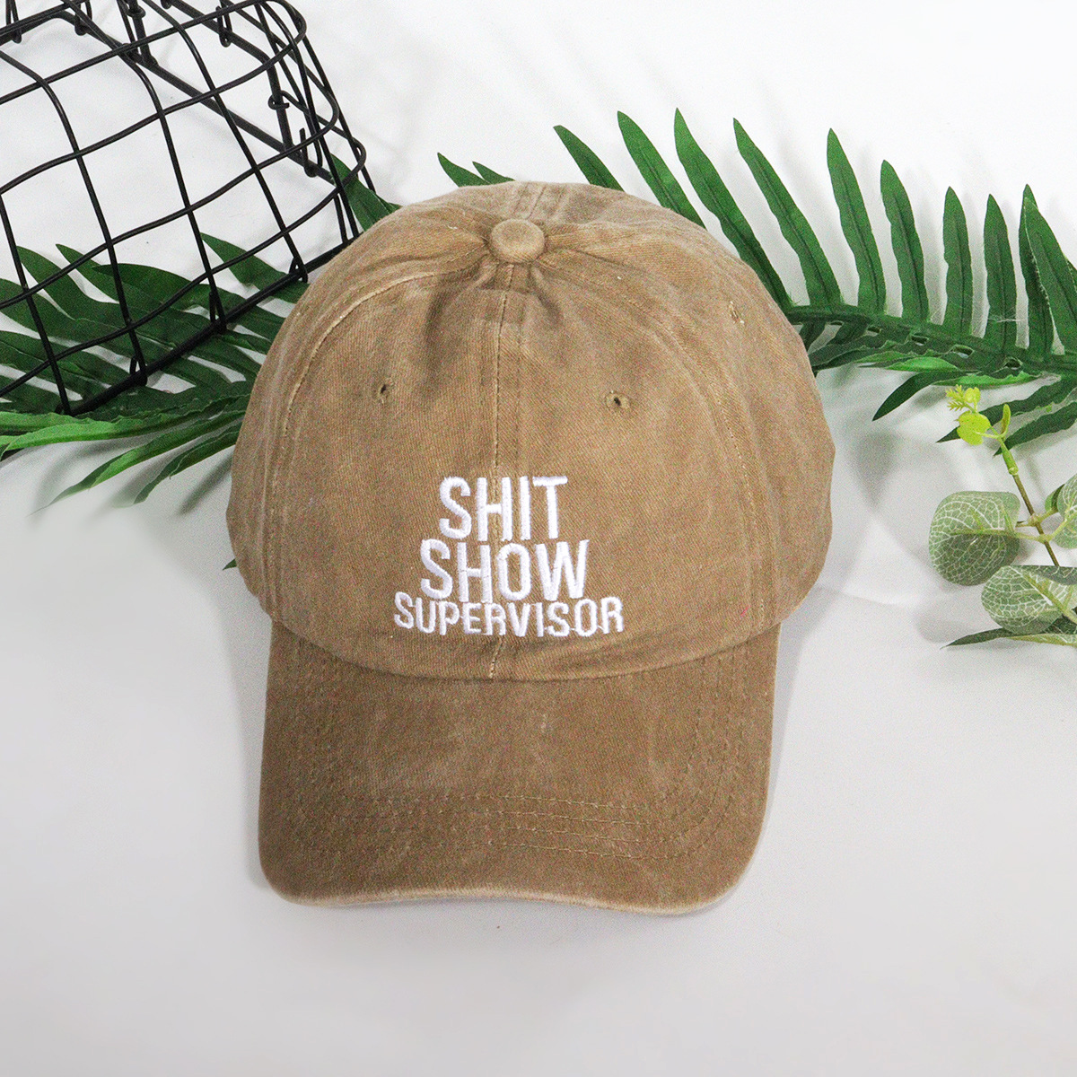 Unisex Personalized casual alphabet embroidered washed baseball cap Deep top outdoor travel sun protection baseball cap_voghion.com