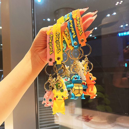 New Electrical Mouse Plush Keychain, Cartoon Key Ring, Soft PVC Figure, Whimsical Accessory, Wholesale Keychain Ornament