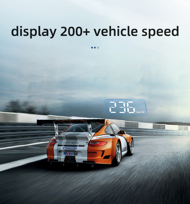 Weiying Intelligent Car Hud Head-Up Display Obd2 Multi-Function Color Screen Driving Computer Hd Instrument Panel