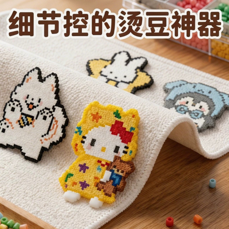 Three-layer thickened double-sided bath towel for bean paste massage, white bean paste cloth, high-temperature resistant, pure cotton, extra coarse texture Three-layer thickened double-sided bath towel for bean paste massage, white bean paste cloth, high-temperature resistant, pure cotton, extra coarse texture