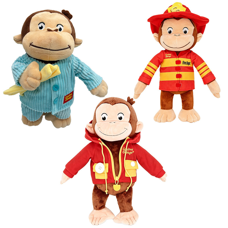 Cross-Border Curious George Monkey Cute Monkey Plush Toy Doll Birthday Gift Monkey Doll Cross-Border Curious George Monkey Cute Monkey Plush Toy Doll Birthday Gift Monkey Doll