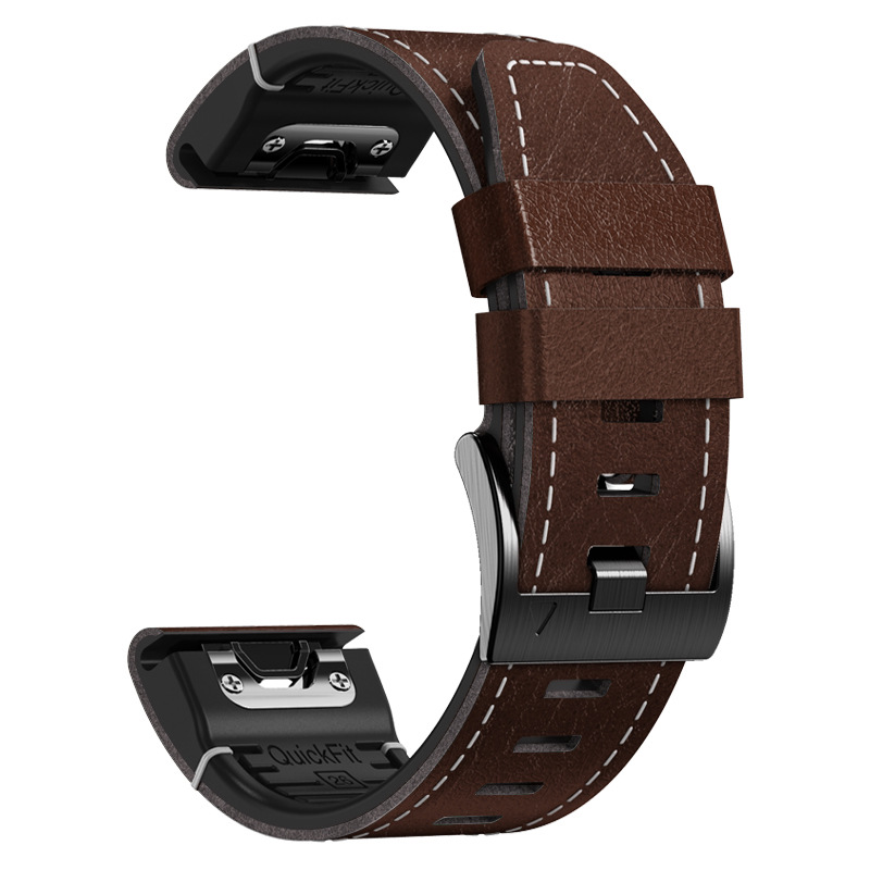 22 26mm Leather Watch Strap
