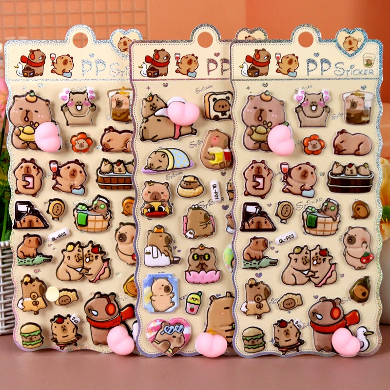 Sanrio, гель для кожи ягодиц, детская наклейка с мультфильма, антистресс, единорог, панда