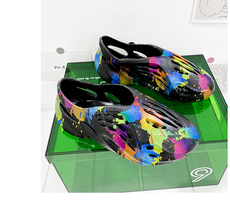 Sandali romani da esterno di tendenza Instagram con nuovo buco mimetico estivo oversize per scarpe da spiaggia da uomo_voghion.com