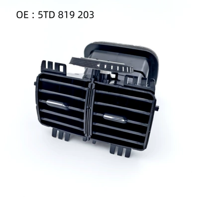 Touran L Armrest Box Air Outlet, Rear Air Outlet, Rear Air Conditioning Outlet, Louvered Air Outlet 5Td819203