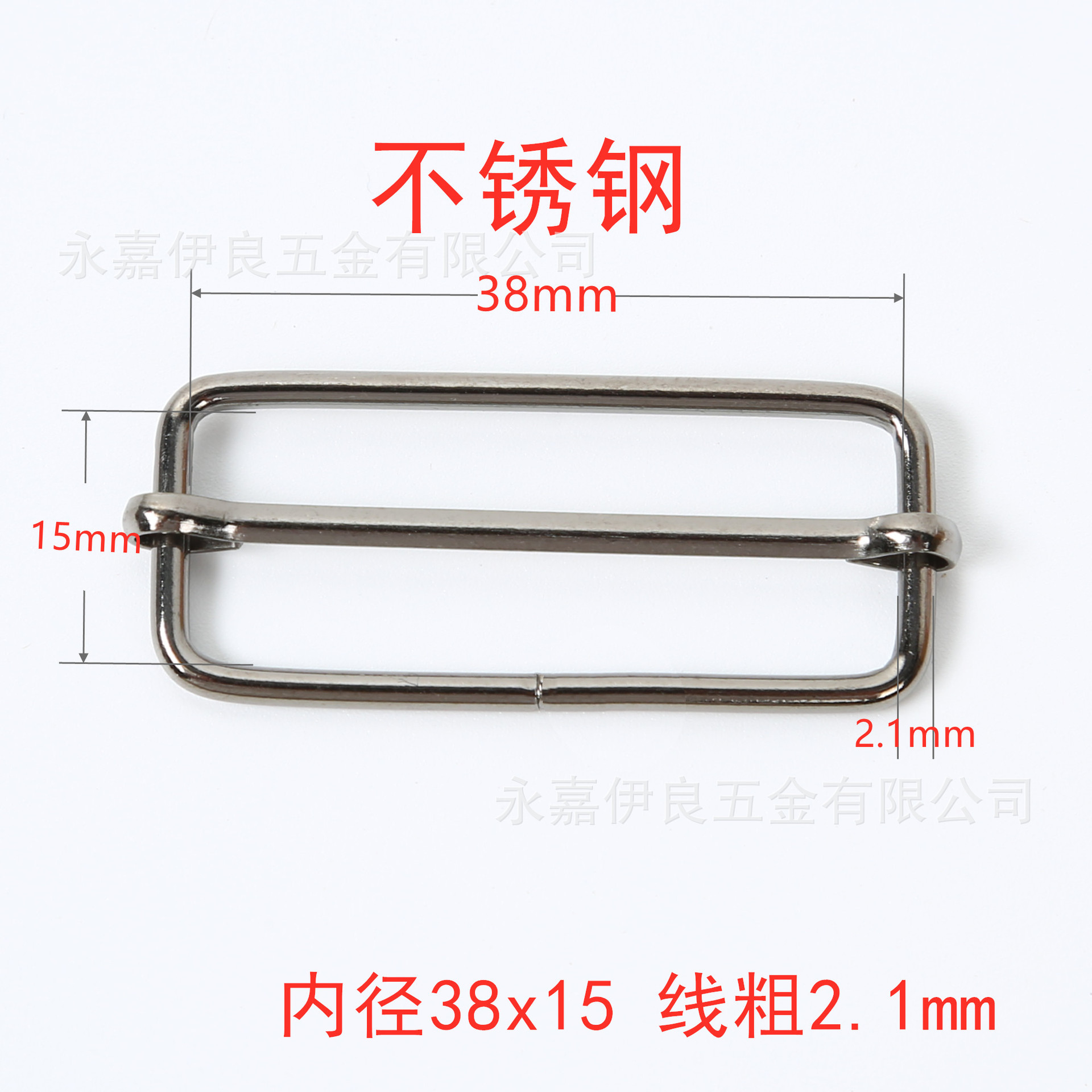Venta directa de fábrica de hebillas metálicas en forma de D en stock, hebillas ajustables de acero inoxidable, nuevas hebillas de tracción, hebillas de tres niveles de cobre, hebillas de alambre de hierro. image 146