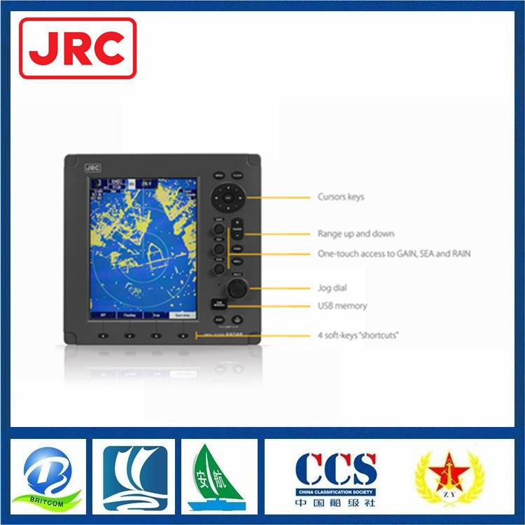 日本JRC船用雷达JMA-3334 10.4英寸/4KW/2FT圆盘雷达/20米线缆
