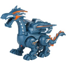 新品号儿童喷火恐龙玩具动物走路投影霸王龙遥控机器人男