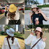 Hat Korean Edition Versatile solar system Fisherman hat Sweet lovely the republic of korea Kitty sunshade Sunscreen Bucket hats