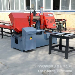 4240型钢筋锯床钢筋带式锯床半自动液压双柱锯床成捆钢筋锯床切割