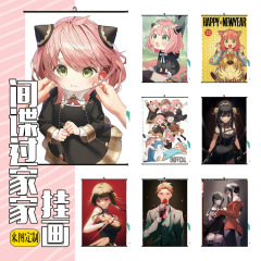 Anime poster spy family Lloyd Anya Yor dusk scroll cross-border delivery