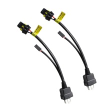 热卖H4一拖一变光线束12V24VHID氙气灯泡远近光控制器35W55W通用